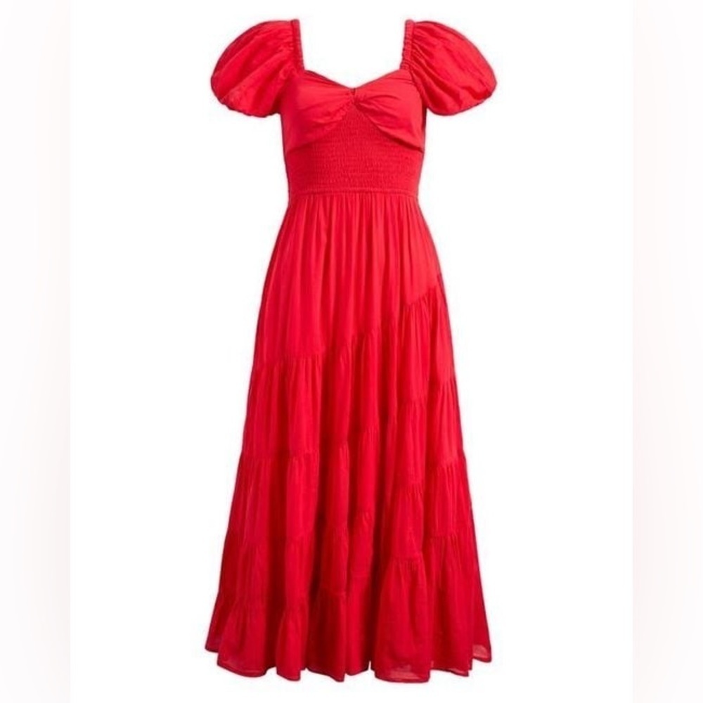 NEW Free People sundrenched short sleeve maxi dress S B1788 - Picture 1 of 4
